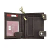 Always Wild 2901-BIC portfel męski skórzany nubuk z łańcuchem przód / Always Wild 2901-BIC men’s nubuck leather wallet with chain front view
